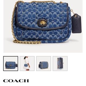 Coach Pillow Madison Denim Shoulder Bag